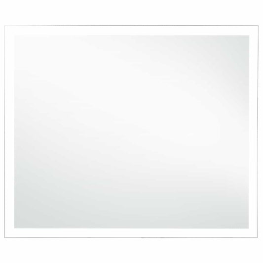 Spiegel NELIA - LED Badkamerspiegel Zilver