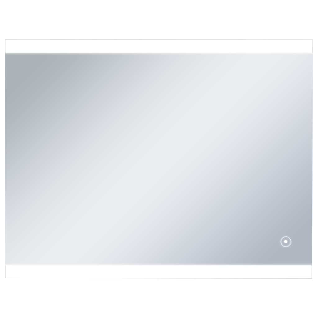 Spiegel VERA - LED Badkamerspiegel Zilver