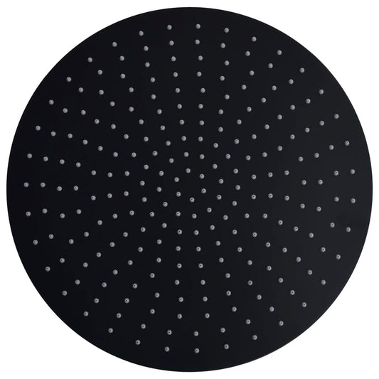 Regendouchekop Rond – Zwart – Roestvrij Staal