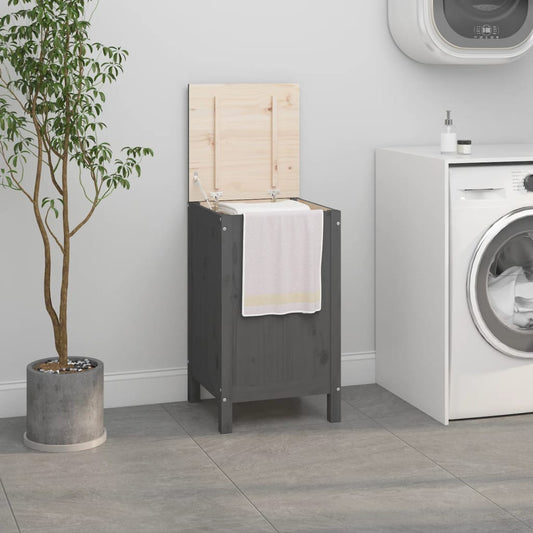 Wasmand “Scandi Grey” – Massief Grenenhout