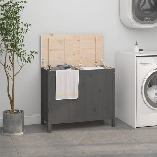 Wasmand “Scandi Grey” – Massief Grenenhout
