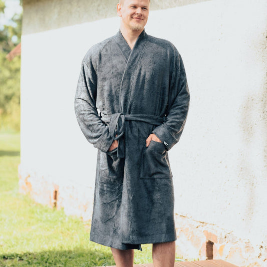 Bathrobe for Men - Bamboo Terry