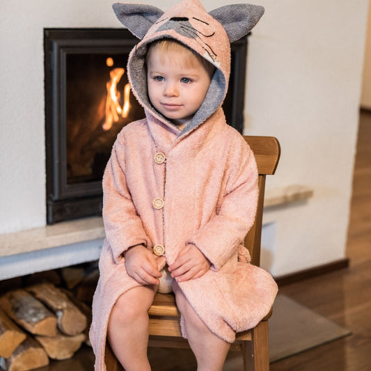 Bamboo Terry Bathrobe CAT - For TODDLERS (Size 82/86-116)