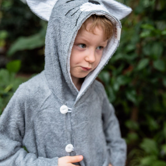 Bamboo Terry Bathrobe CAT - For TODDLERS (Size 82/86-116)