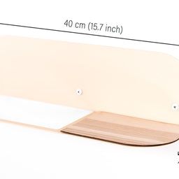 Steel & Wood Towel Rack - Waxed Steel